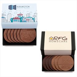 CC4006 Custom 6pc Chocolate Cookie Gift Box
